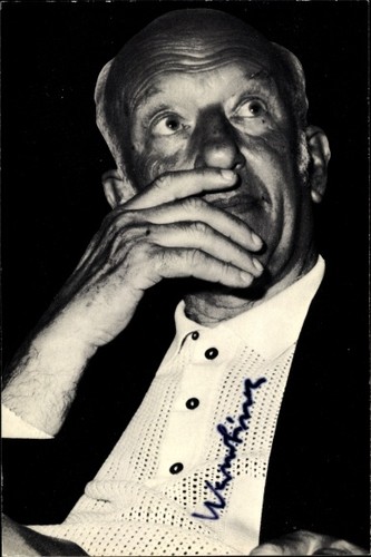 Schauspieler werner finck - ak,