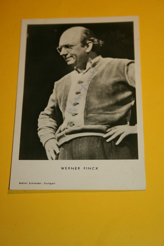 Werner finck signierte - werner, ,signierte