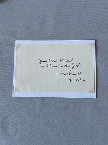 Werner finck signed - werner, (†