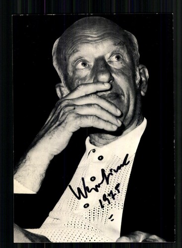 Werner finck autogrammkarte - werner,
